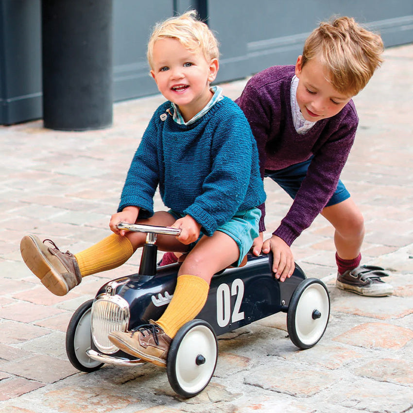 Baghera - Shark Blue Roadster Ride-On Metal Car