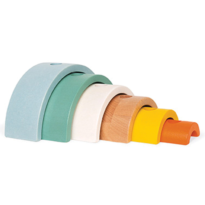 Janod - Cocoon Rainbow Turtle Pull Along