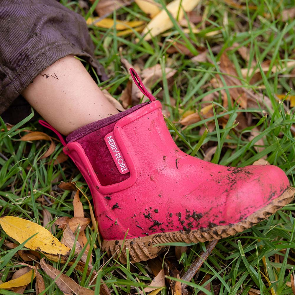Merry People Bobbi Kids Gumboot - Fuchsia Pink