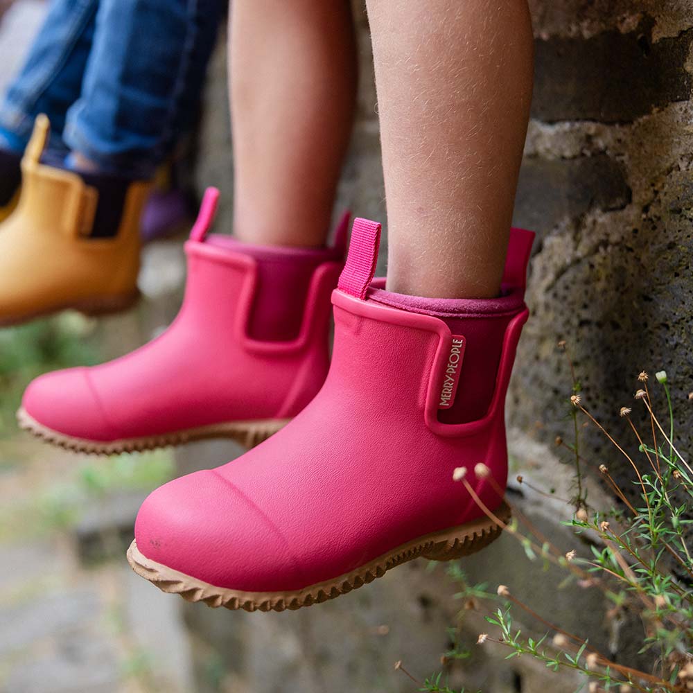 Merry People Bobbi Kids Gumboot - Fuchsia Pink