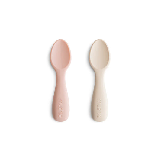 Mushie Silicone Toddler Starter Spoons