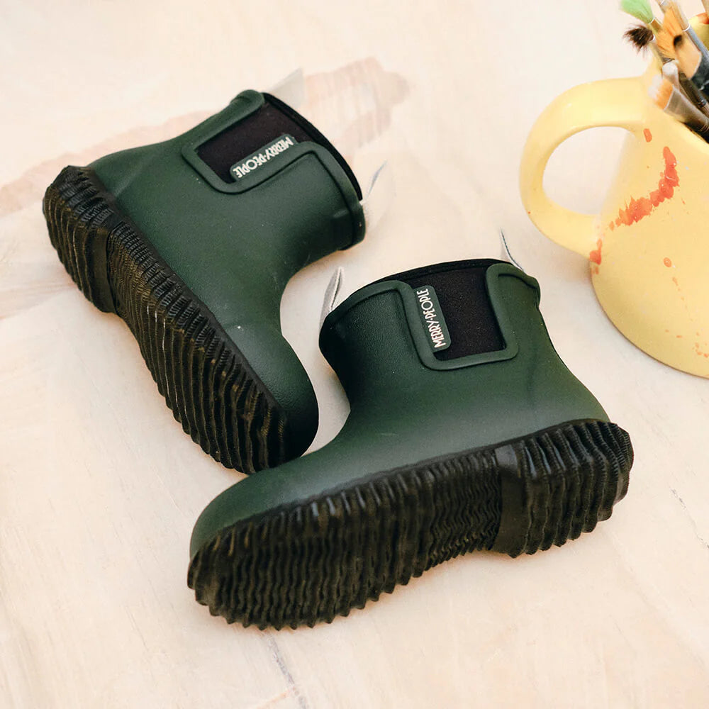 Merry People Bobbi Kids Gumboot - Forest Green