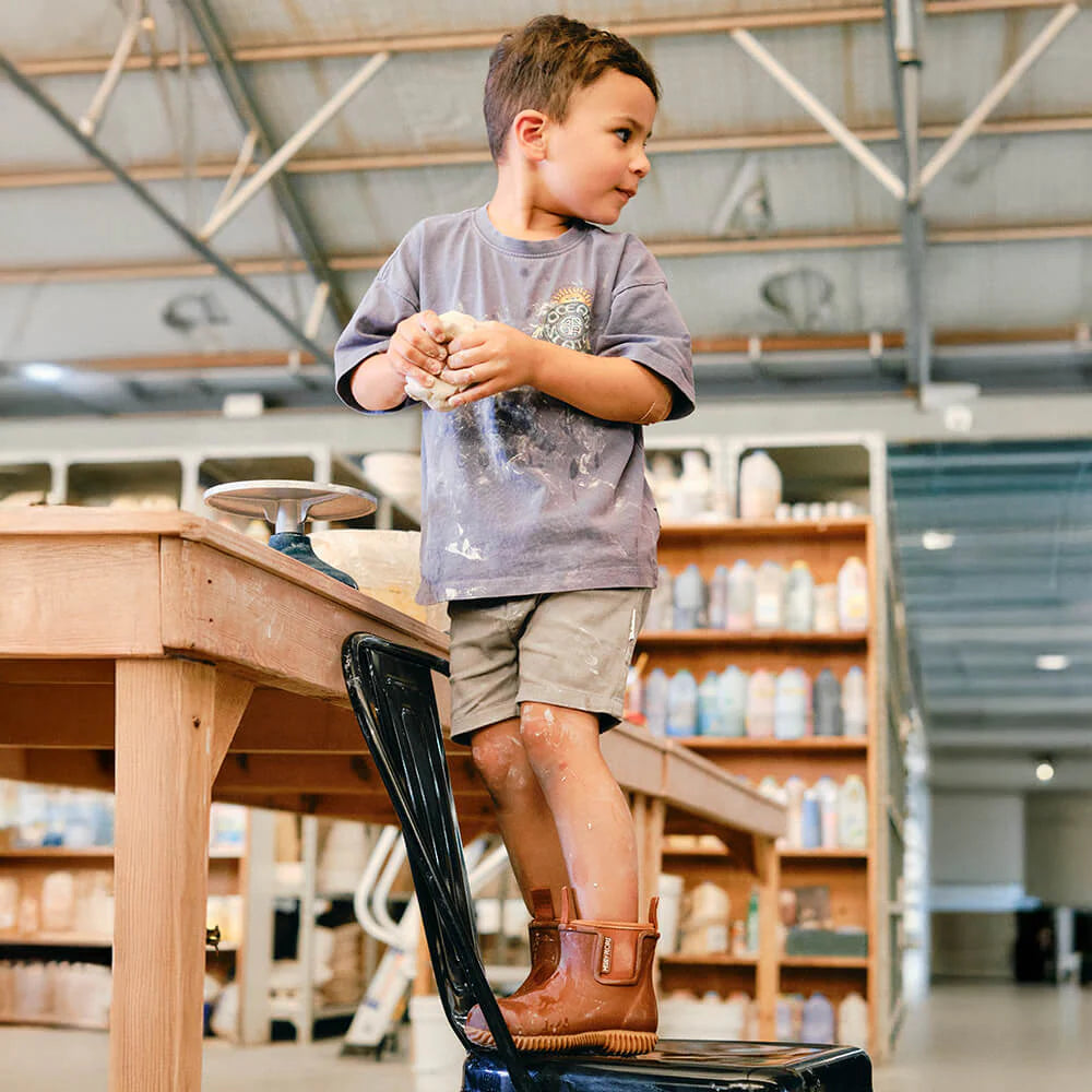 Merry People Bobbi Kids Gumboot - Rust