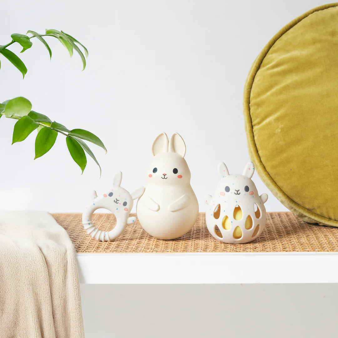 Tiger Tribe - Silicone Rattle - Bunny