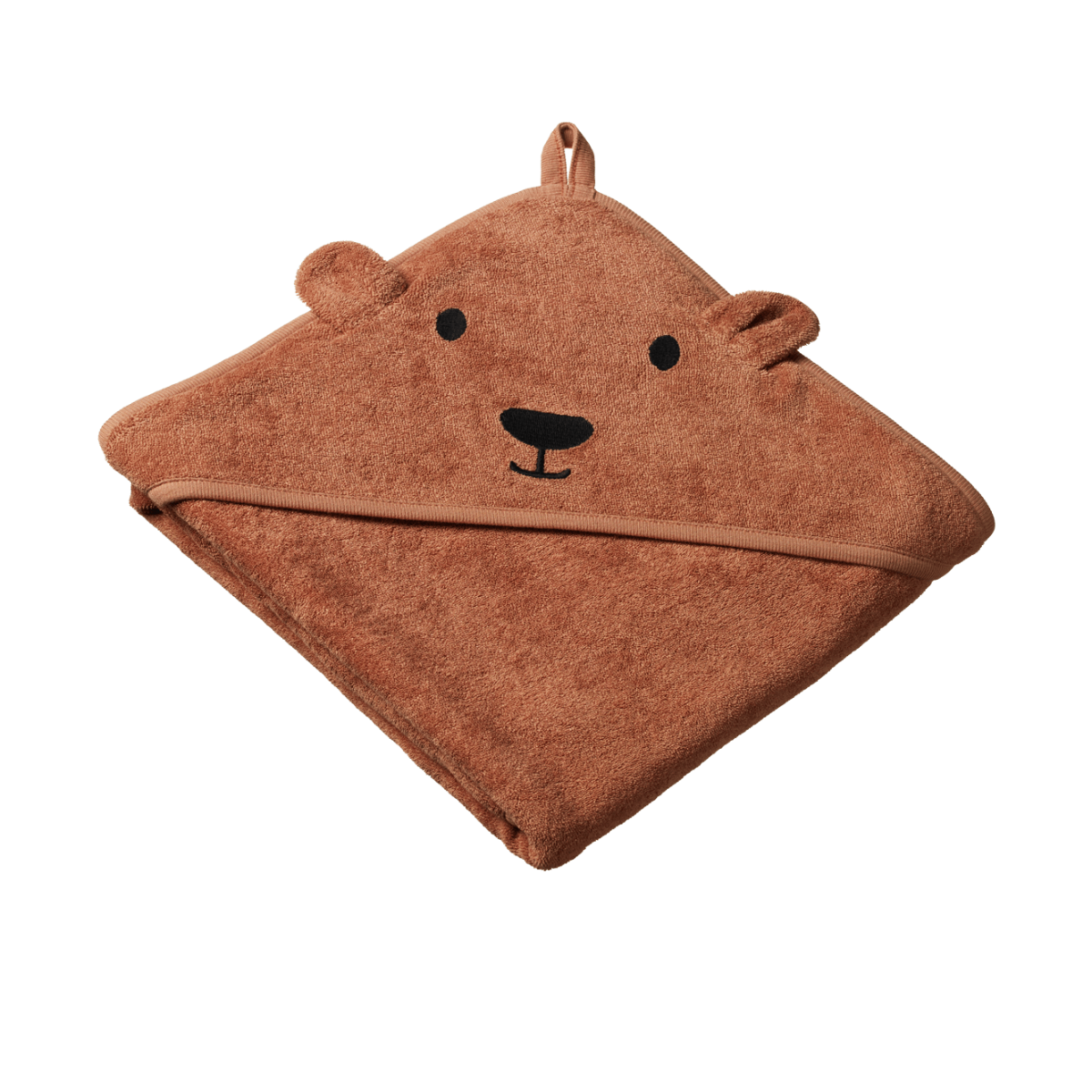 Nature Baby Bear Hooded Bath Towel Hazelnut