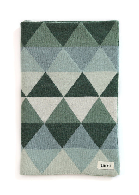 UIMI | Indiana Merino Wool Blanket - Lagoon